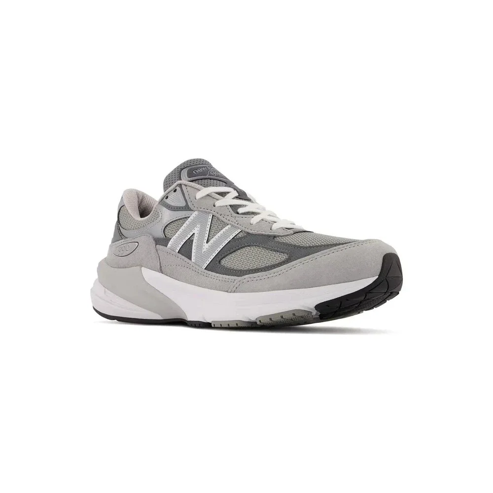 New Balance 990 v6 Men's Gray White Lace Up Running‎ Sneakers $200 SZ 7.5 4EEEE